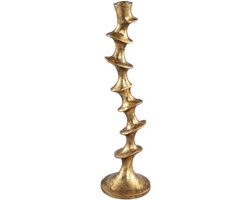 PTMD - Kandelaar Movy - Goud - 11x11x45cm