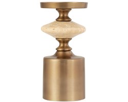 PTMD - Kandelaar Nikolaos - Goud - 11x11x23cm