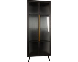 PTMD - Kast Caeleen - Zwart - 70x40x180cm