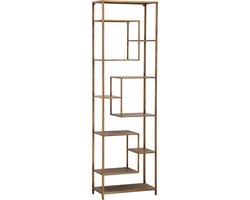 PTMD Kast Duana Playful Goud Iron Open Hoog