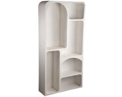 PTMD Kast Emmelie - 80x26x160 cm - MDF - Wit