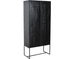 PTMD - Kast Onyx - Zwart - 80x40x180cm