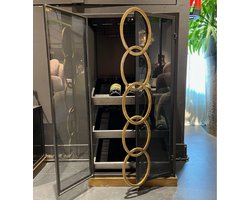 PTMD - Kast Riho - Zwart - 60x38x110cm