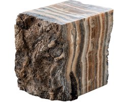 PTMD Keydan Natural Onyx Lapis Pedestal With Rough Side