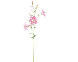 PTMD Kunstbloem Lily - 61x48x132 cm - Plastic - Wit