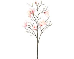 PTMD - Kunstbloem Magnolia - Roze - 58x38x86cm