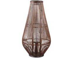 PTMD - Lantaarn Lysia - Bruin - 35x35x68cm