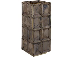 PTMD Layra Tafellamp - 24x24x63 cm - Steen - Messing
