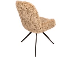 PTMD Leander Dining Chair Hair Brown