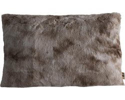 PTMD Linde Sierkussen - 40 x 10 x 60 cm - Fluweel - Bruin