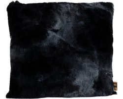 PTMD Linde Sierkussen - 45 x 10 x 45 cm - Fluweel - Zwart