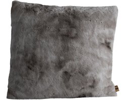PTMD Linde Sierkussen - 60 x 10 x 60 cm - Fluweel - Grijs
