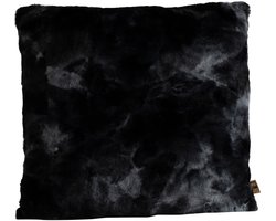 PTMD Linde Sierkussen - 60 x 10 x 60 cm - Fluweel - Zwart