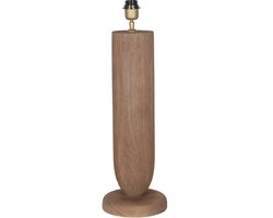 PTMD Lorinne Natural Mango Wood Rable Lamp Single