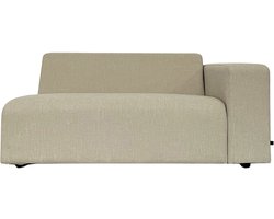 PTMD Max Sofa Beige All Weather Outdoor Seat Arm Right