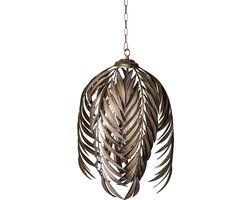 PTMD Mea Hanglamp Palm Bladeren 41 x 41 x 59 cm - Metaal - Goud