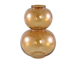 PTMD Mery Vaas - 18 x 18 x 28 cm - Glas - Bruin