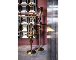PTMD Nevan Ronde Tafel - H102 x Ø48 cm - Aluminium - Goud