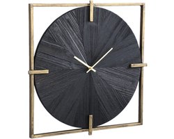 PTMD Oxxo Klok - 53 x 5 x 53 cm - Metaal - Goud