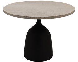 PTMD Patras Side Table Beige Marble