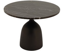 PTMD Patras Side Table Brown Marble