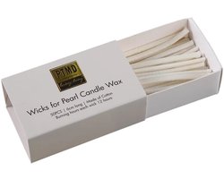 PTMD Pearl candle wax wick box met 50 lontjes