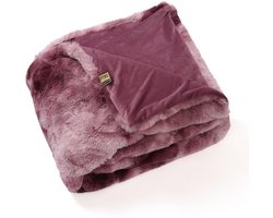 PTMD - Plaid Linde - Paars - 220x240x2cm