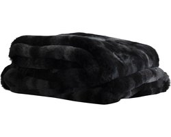 PTMD - Plaid Linde - Zwart - 150x200x2cm
