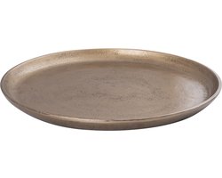 PTMD Plateau Afta - 39x39x3 cm - Aluminium - Goud