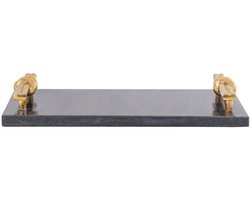 PTMD Plateau Aimie - 40x20x5 cm - Marmer - Zwart
