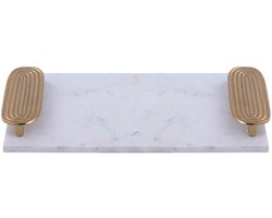 PTMD Plateau Dez - 45x25x5 cm - Marmer - Goud