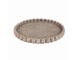 PTMD Plateau Jaydean - 45x45x4 cm - Cement - Grijs