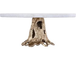 PTMD Plateaus Wayson - 30x30x13 cm - Aluminium - Wit