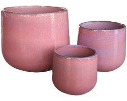 PTMD - Pot Dairsai - Roze - 46x46x40cm - Set van 3