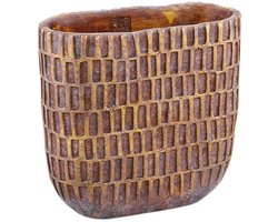 PTMD - Pot Vivienne - Bruin - 30x15x28cm