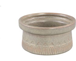 PTMD Rail Bloempot - 19 x 19 x 10 cm - Keramiek - Creme