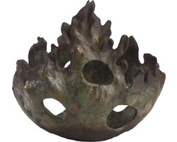PTMD Roux Kom Decoratie -  19 x 19 x 29 cm - Aluminium - Brons - Brons