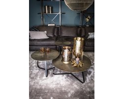 PTMD - Salontafel Kae - Zwart - 59x59x41cm