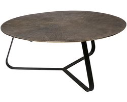 PTMD - Salontafel Kae - Zwart - 79x79x32cm