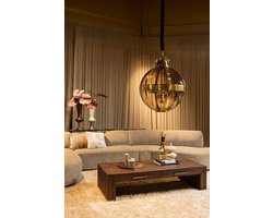 PTMD Salontafel Tiess - 165x80x40 cm - Hout - Zwart