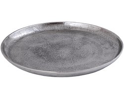 PTMD - Schaal Afta - Zilver - 39x39x3cm