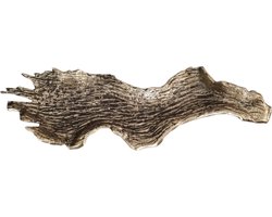 PTMD Schaal Aitana - 54x15x7 cm - Aluminium - Goud