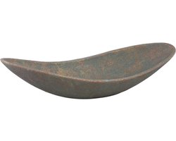 PTMD Schaal Dawer - 60x23x16 cm - Cement - Grijs