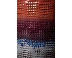 PTMD Schaal Elana - 50x50x25 cm - Keramiek - Paars