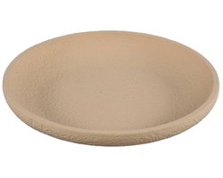 PTMD Schaal Hillie - 40x40x6 cm - Cement - Zand