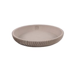 PTMD Schaal Lianna - 40x40x6 cm - Cement - Beige