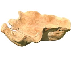 PTMD Schaal Loza - 50x40x15 cm - Hout - Naturel