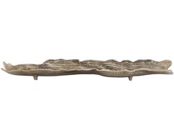 PTMD Schaal Lukne - 77x20x5 cm - Aluminium - Goud