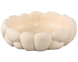 PTMD - Schaal Mikay - Wit - 30x30x8cm