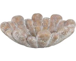 PTMD Schaal Minter - 30x22x10 cm - Cement - Brons